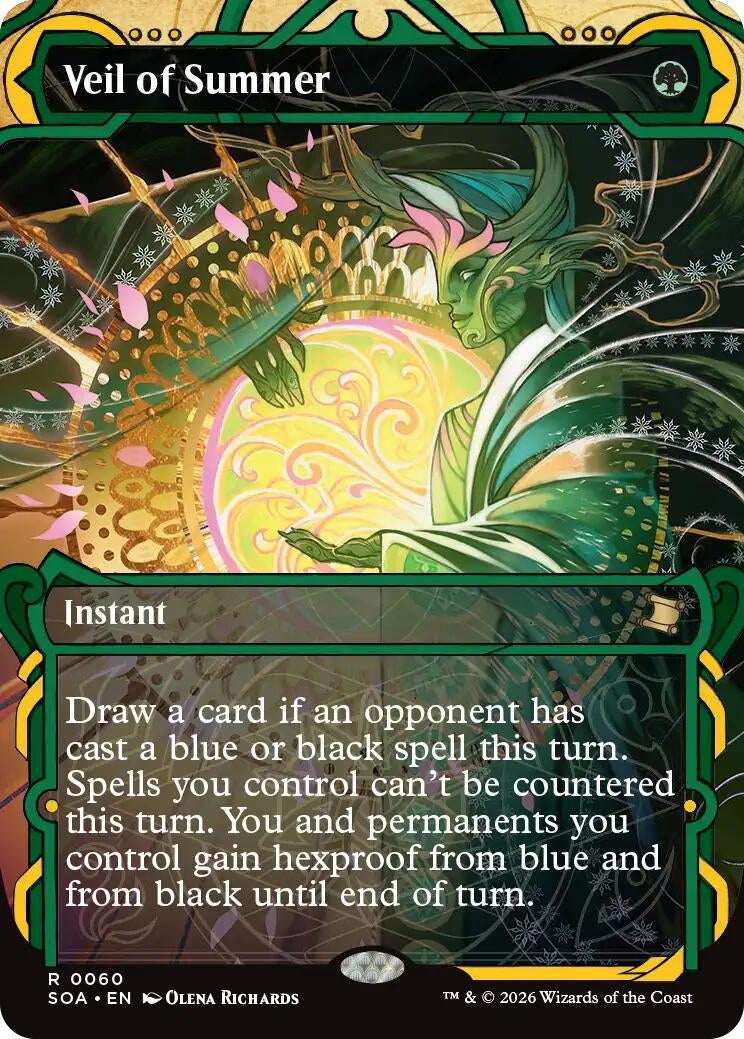 Image for Veil of Summer (60) (Foil) (Secrets of Strixhaven: Mystical Archive) - Magic: The Gathering