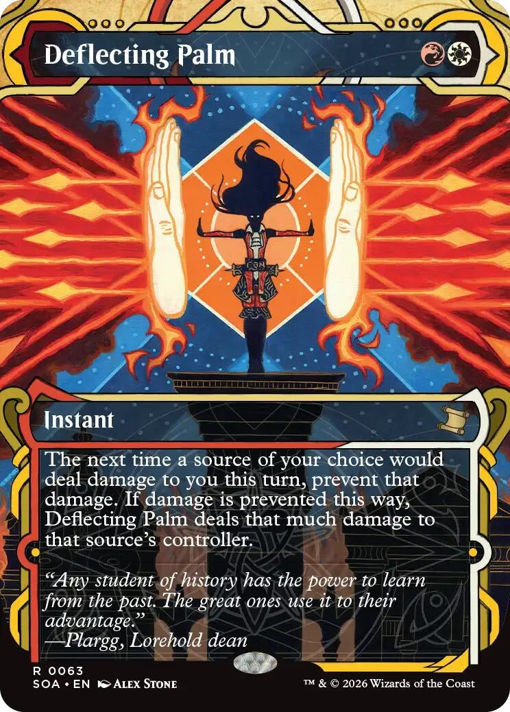 Image for Deflecting Palm (63) (Foil) (Secrets of Strixhaven: Mystical Archive) - Magic: The Gathering