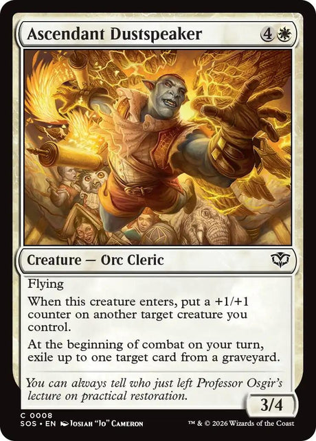 Image for Ascendant Dustspeaker (8) (Foil) (Secrets of Strixhaven) - Magic: The Gathering