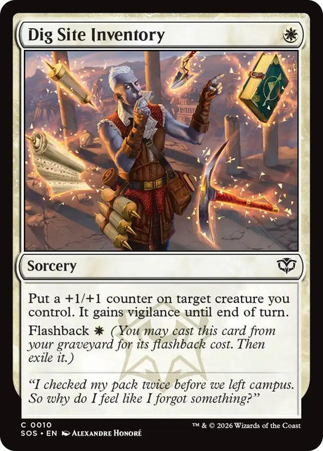 Image for Dig Site Inventory (10) (Foil) (Secrets of Strixhaven) - Magic: The Gathering