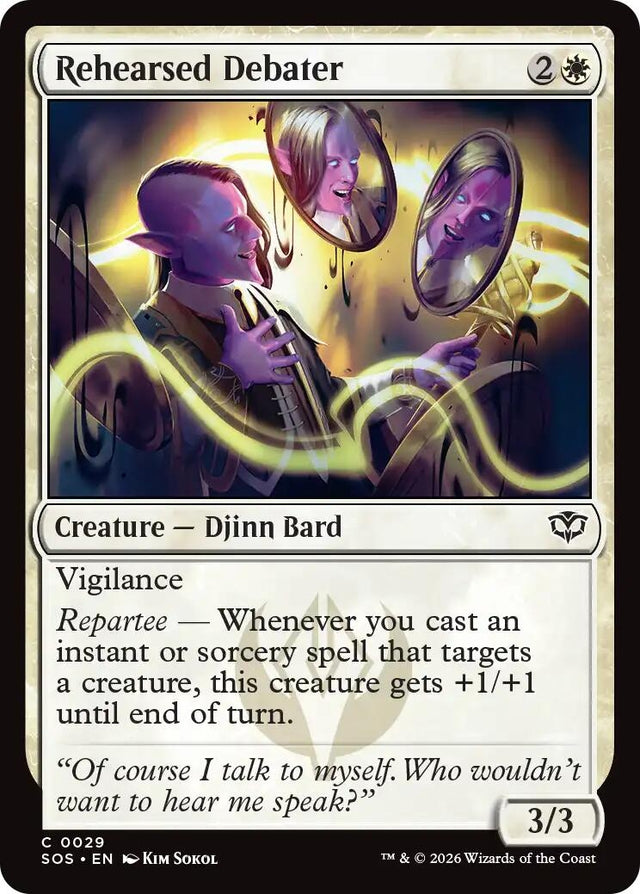 Image for Rehearsed Debater (29) (Secrets of Strixhaven) - Magic: The Gathering