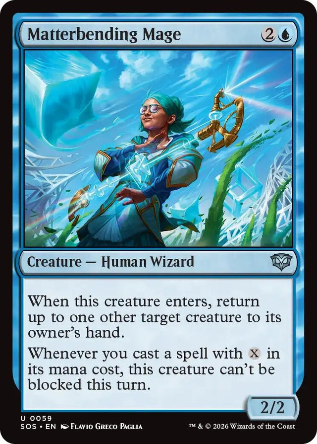Image for Matterbending Mage (59) (Secrets of Strixhaven) - Magic: The Gathering