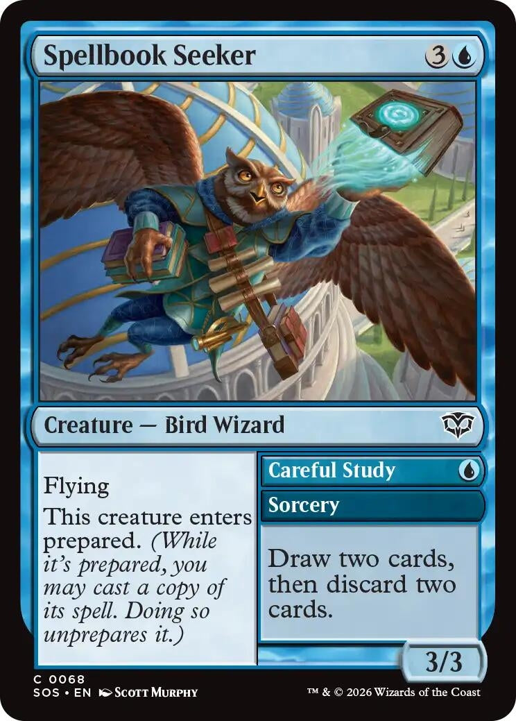 Image for Spellbook Seeker (68) (Secrets of Strixhaven) - Magic: The Gathering