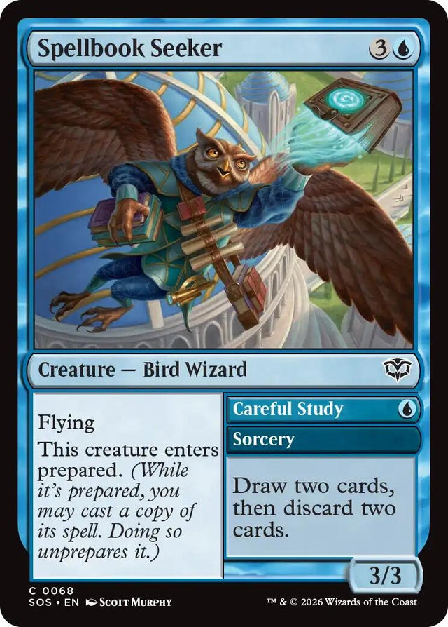 Image for Spellbook Seeker (68) (Secrets of Strixhaven) - Magic: The Gathering