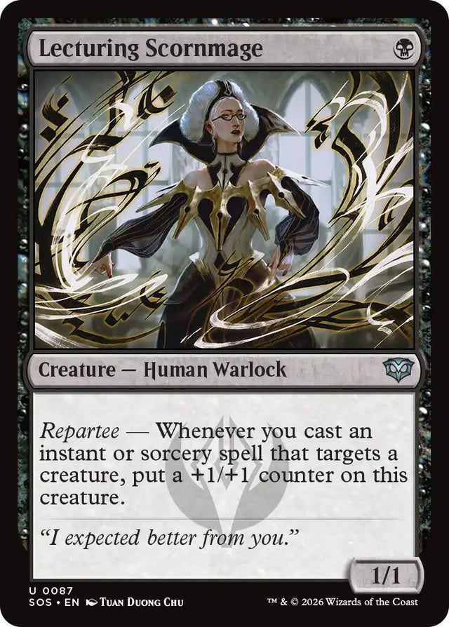 Image for Lecturing Scornmage (87) (Secrets of Strixhaven) - Magic: The Gathering