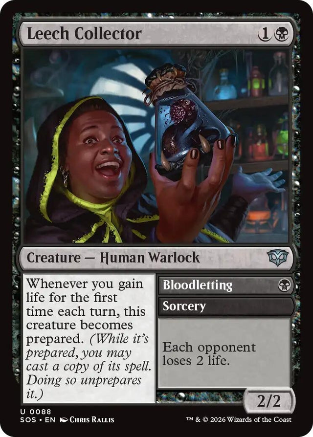 Image for Leech Collector (88) (Foil) (Secrets of Strixhaven) - Magic: The Gathering
