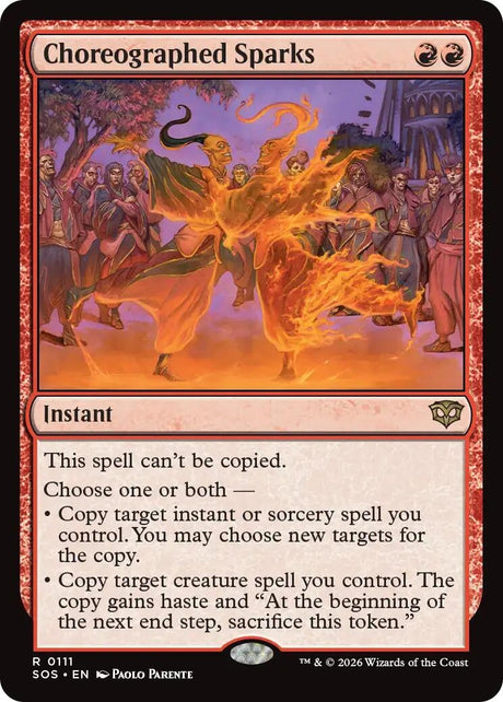Image for Choreographed Sparks (111) (Foil) (Secrets of Strixhaven) - Magic: The Gathering