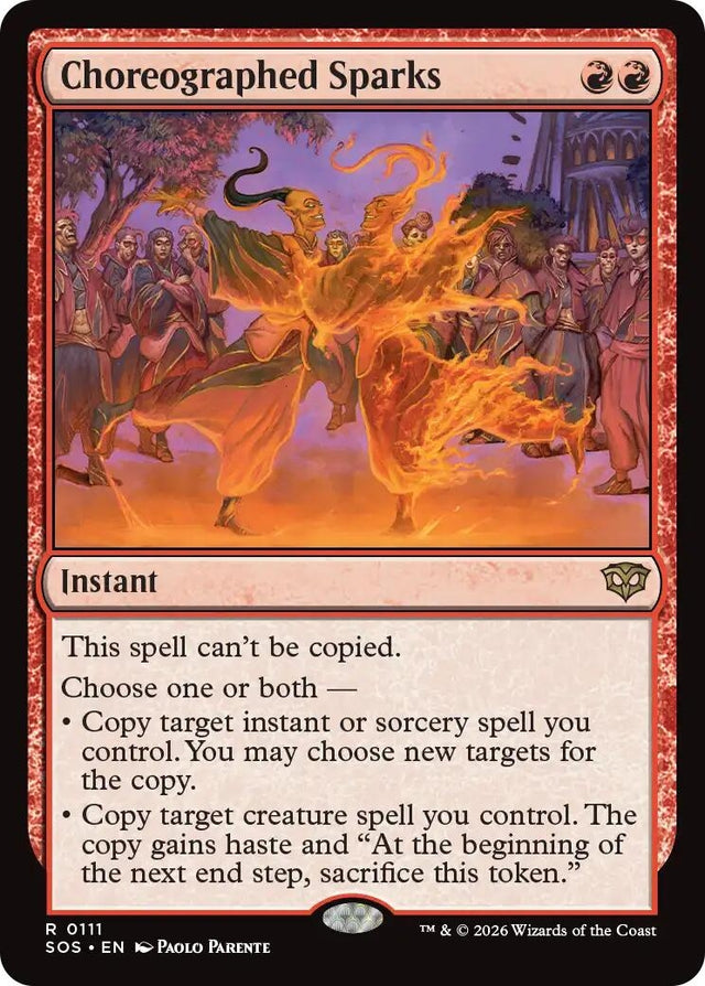 Image for Choreographed Sparks (111) (Foil) (Secrets of Strixhaven) - Magic: The Gathering