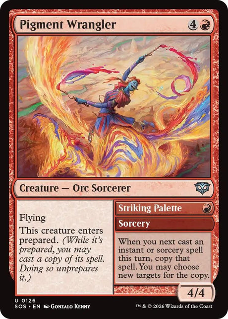 Image for Pigment Wrangler (126) (Foil) (Secrets of Strixhaven) - Magic: The Gathering