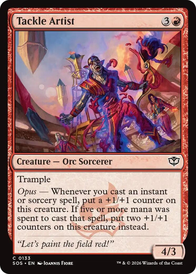 Image for Tackle Artist (133) (Foil) (Secrets of Strixhaven) - Magic: The Gathering