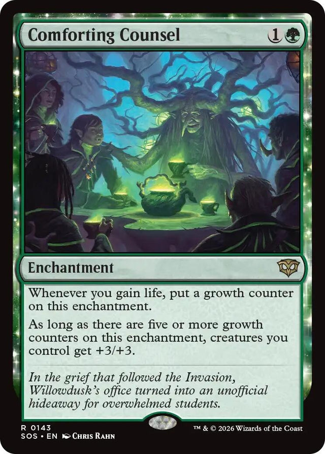 Image for Comforting Counsel (143) (Foil) (Secrets of Strixhaven) - Magic: The Gathering