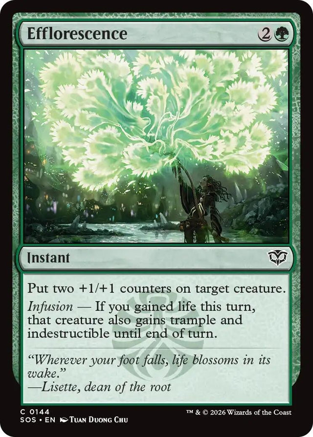Image for Efflorescence (144) (Foil) (Secrets of Strixhaven) - Magic: The Gathering