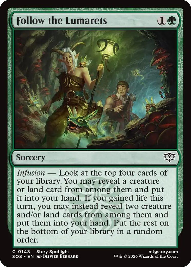 Image for Follow the Lumarets (148) (Foil) (Secrets of Strixhaven) - Magic: The Gathering