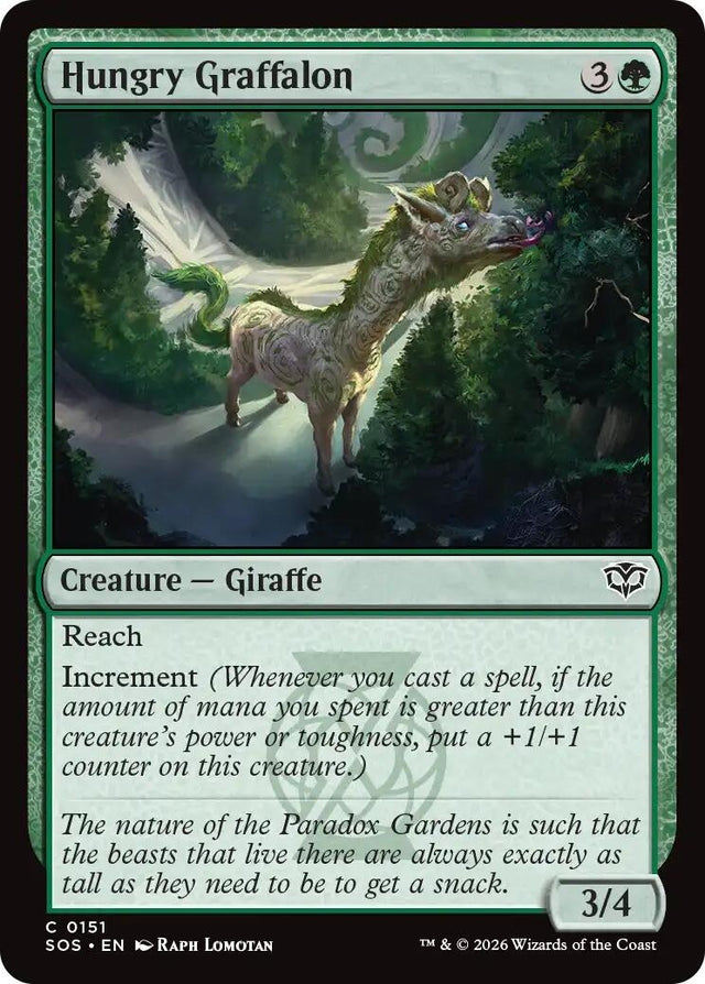 Image for Hungry Graffalon (151) (Foil) (Secrets of Strixhaven) - Magic: The Gathering