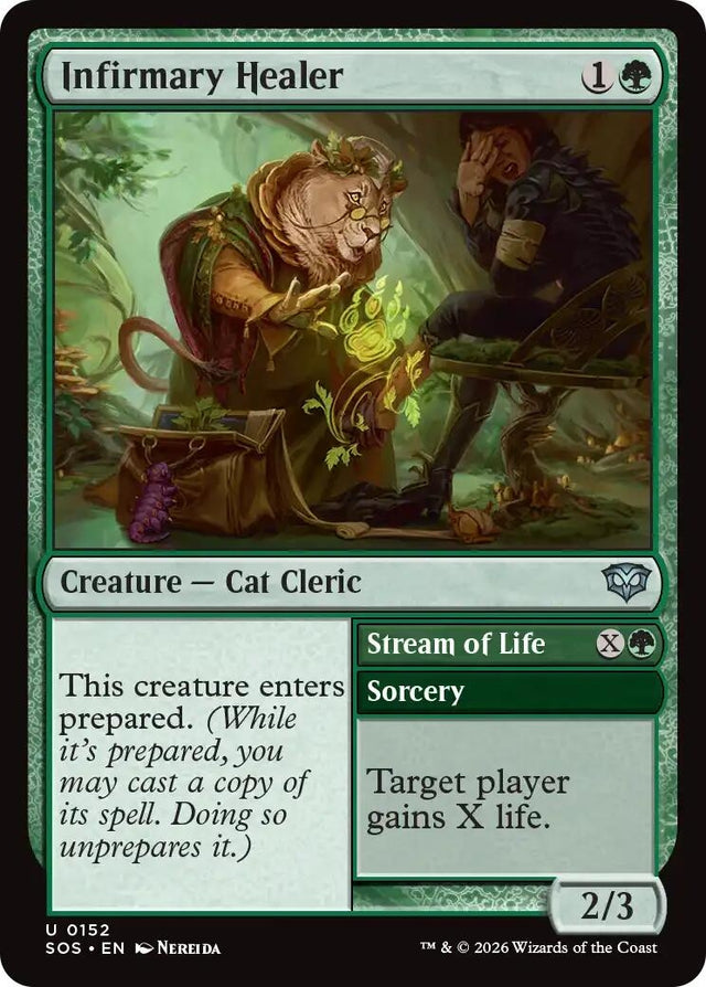 Image for Infirmary Healer (152) (Foil) (Secrets of Strixhaven) - Magic: The Gathering