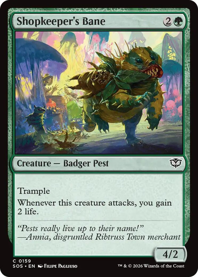 Image for Shopkeeper's Bane (159) (Secrets of Strixhaven) - Magic: The Gathering