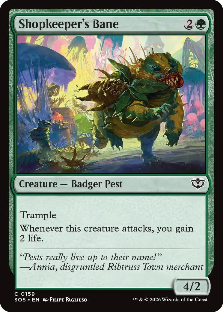 Image for Shopkeeper's Bane (159) (Foil) (Secrets of Strixhaven) - Magic: The Gathering