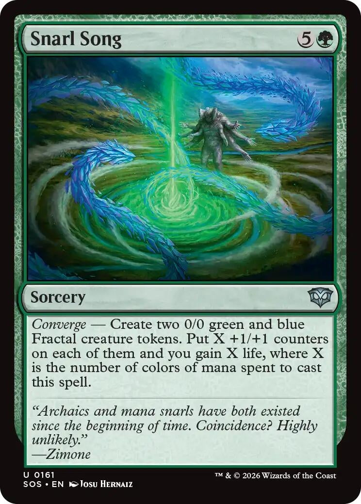 Image for Snarl Song (161) (Secrets of Strixhaven) - Magic: The Gathering