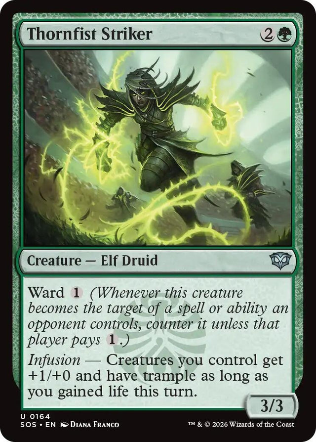Image for Thornfist Striker (164) (Foil) (Secrets of Strixhaven) - Magic: The Gathering