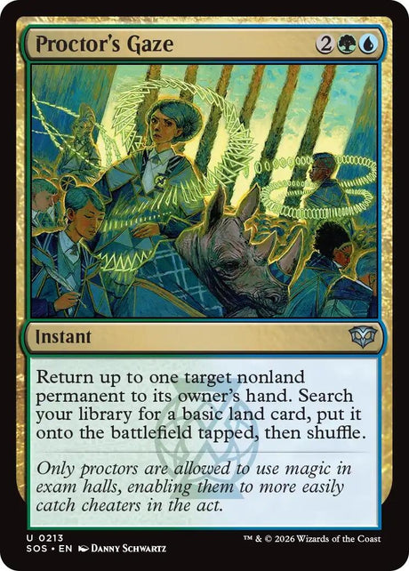 Image for Proctor's Gaze (213) (Foil) (Secrets of Strixhaven) - Magic: The Gathering