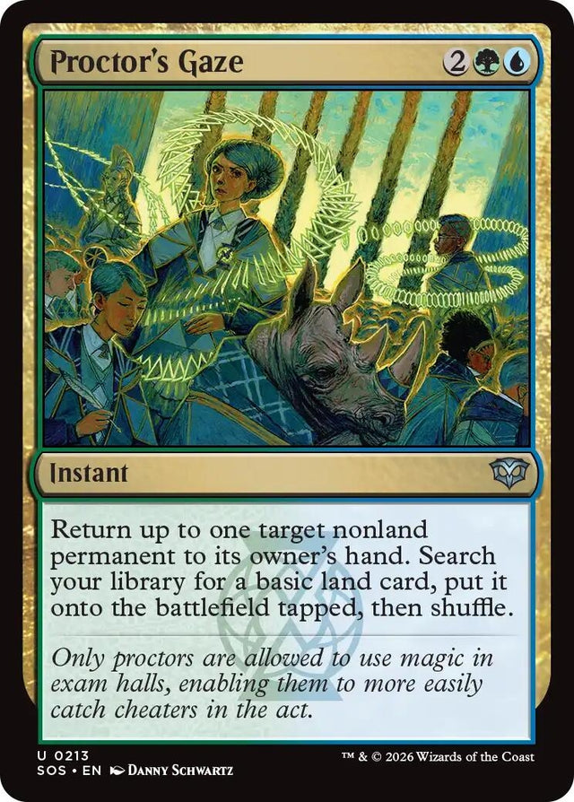 Image for Proctor's Gaze (213) (Foil) (Secrets of Strixhaven) - Magic: The Gathering