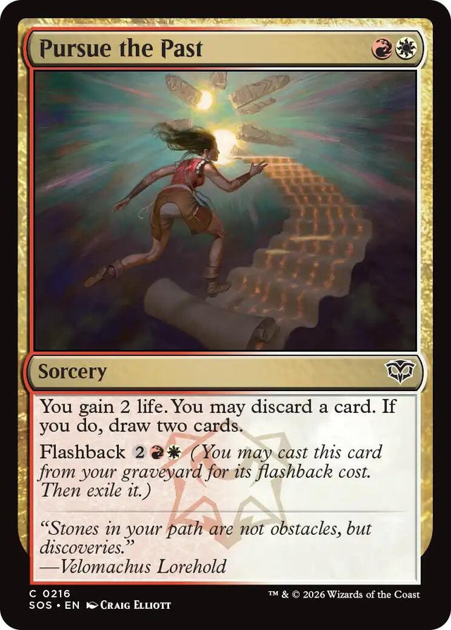 Image for Pursue the Past (216) (Foil) (Secrets of Strixhaven) - Magic: The Gathering