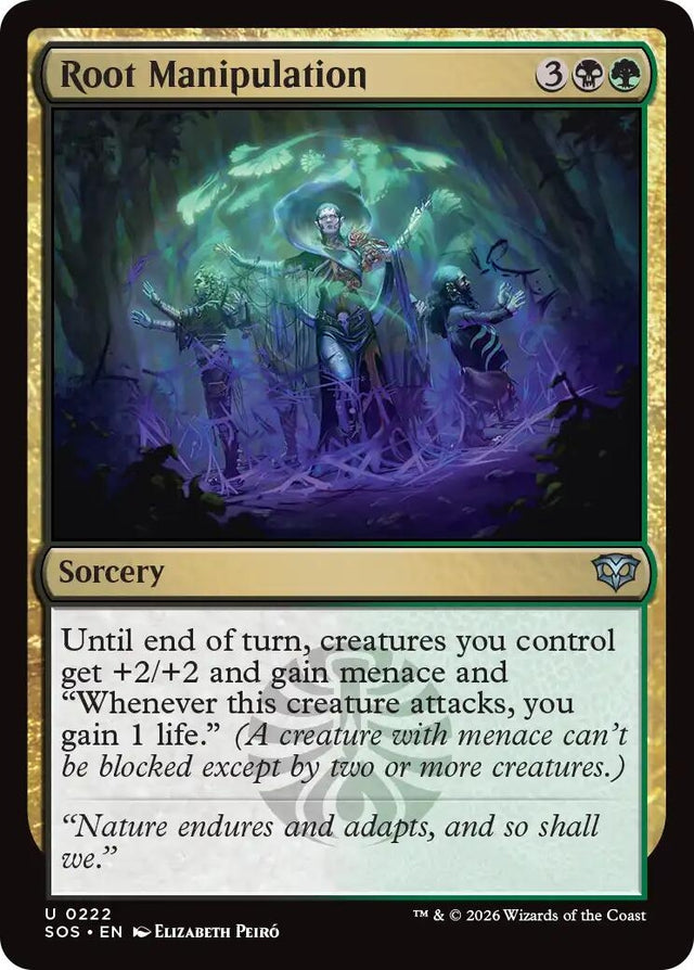 Image for Root Manipulation (222) (Foil) (Secrets of Strixhaven) - Magic: The Gathering