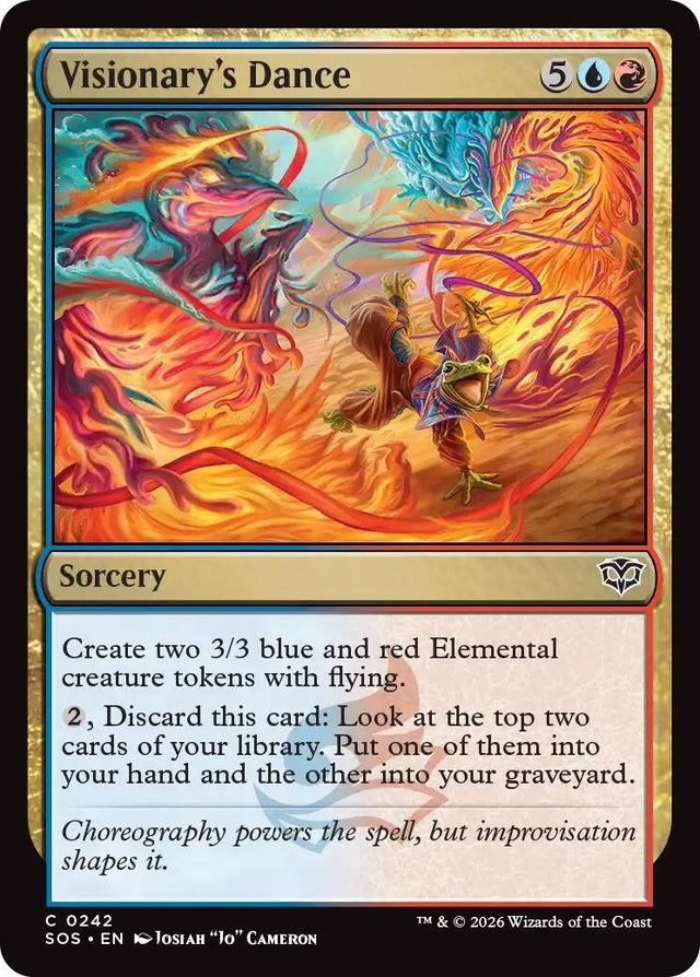Image for Visionary's Dance (242) (Foil) (Secrets of Strixhaven) - Magic: The Gathering