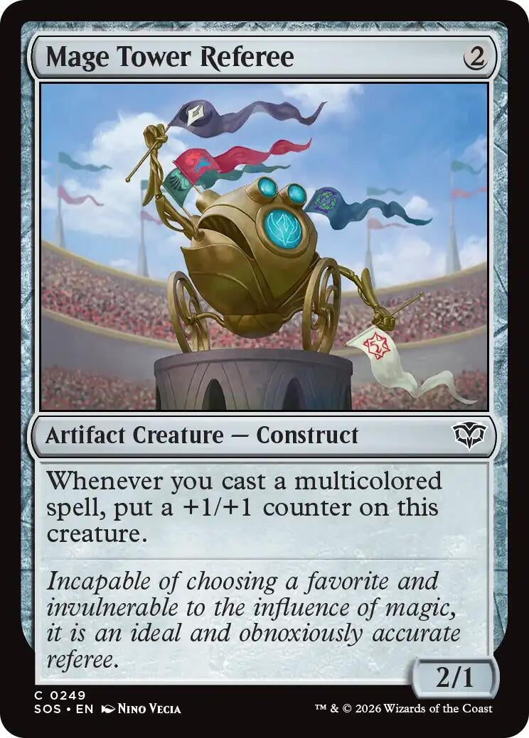 Image for Mage Tower Referee (249) (Foil) (Secrets of Strixhaven) - Magic: The Gathering