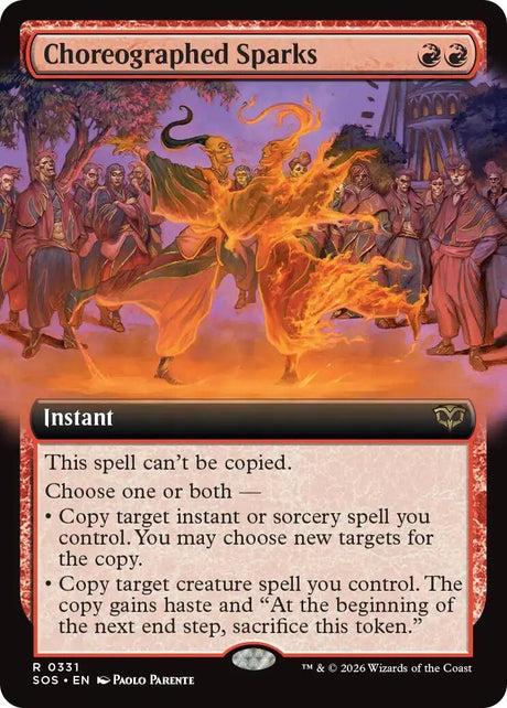 Image for Choreographed Sparks (Extended Art) (331) (Secrets of Strixhaven) - Magic: The Gathering