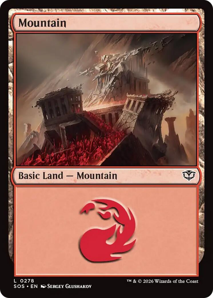 Image for Mountain (0278) (278) (Foil) (Secrets of Strixhaven) - Magic: The Gathering