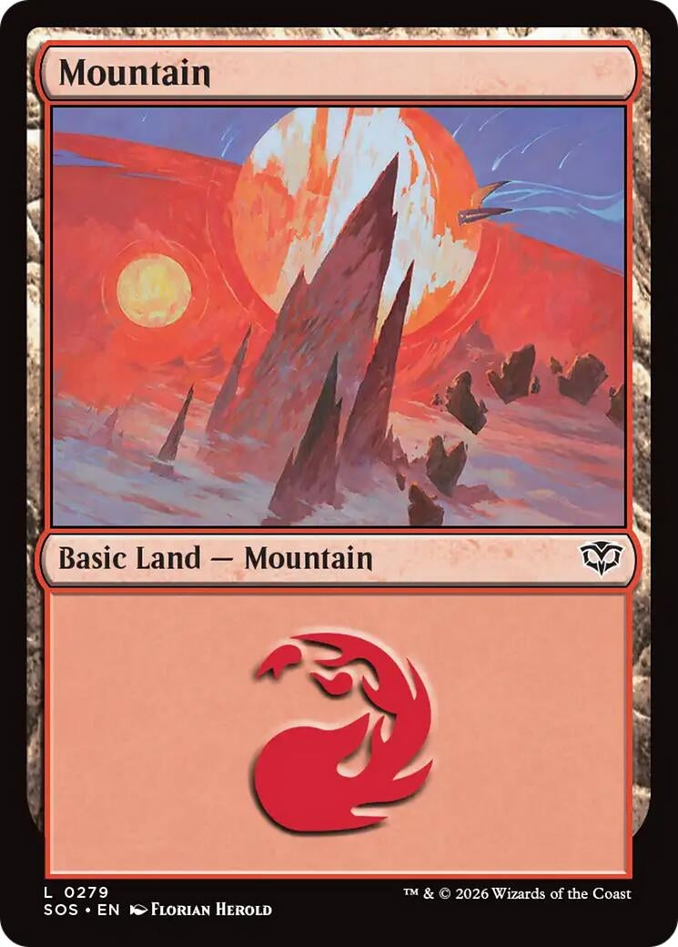 Image for Mountain (0279) (279) (Foil) (Secrets of Strixhaven) - Magic: The Gathering