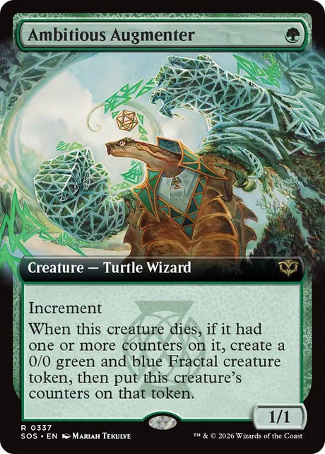 Image for Ambitious Augmenter (Extended Art) (337) (Foil) (Secrets of Strixhaven) - Magic: The Gathering