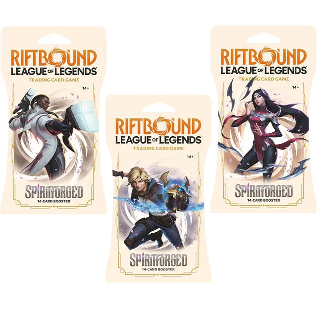 Image for Spiritforged - Sleeved Booster Pack Art Bundle [Set of 3] - Riftbound: League of Legends Trading Card Game