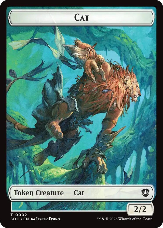 Image for Cat // Inkling (0022) Double-Sided Token (2 // 22) (Foil) (Commander: Secrets of Strixhaven) - Magic: The Gathering