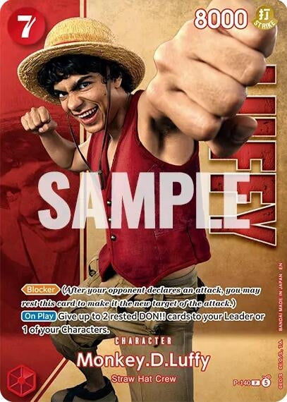 Image for Monkey.D.Luffy - P-140 (Premium Card Collection -Live Action Edition Vol.2 Straw Hat Crew-) (P-140) (Foil) (One Piece Promotion Cards) (OP-PR) - One Piece Card Game
