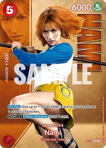 Image for Nami - P-139 (Premium Card Collection -Live Action Edition Vol.2 Straw Hat Crew-) (P-139) (Foil) (One Piece Promotion Cards) (OP-PR) - One Piece Card Game