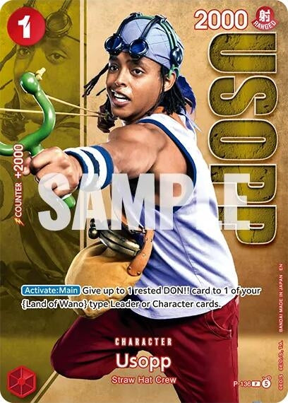 Image for Usopp - P-136 (Premium Card Collection -Live Action Edition Vol.2 Straw Hat Crew-) (P-136) (Foil) (One Piece Promotion Cards) (OP-PR) - One Piece Card Game