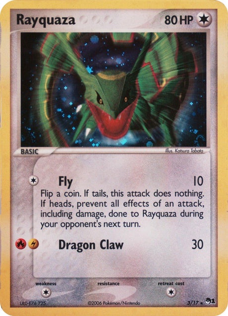 Image for Rayquaza - 003/017 (2006) (003/017) (Holofoil) (Blister Exclusives) - Pokemon
