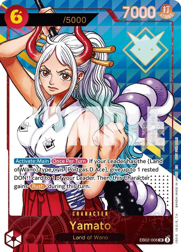 Image for Yamato (Serial Numbered) (EB02-006) (Foil) (One Piece Promotion Cards) (OP-PR) - One Piece Card Game