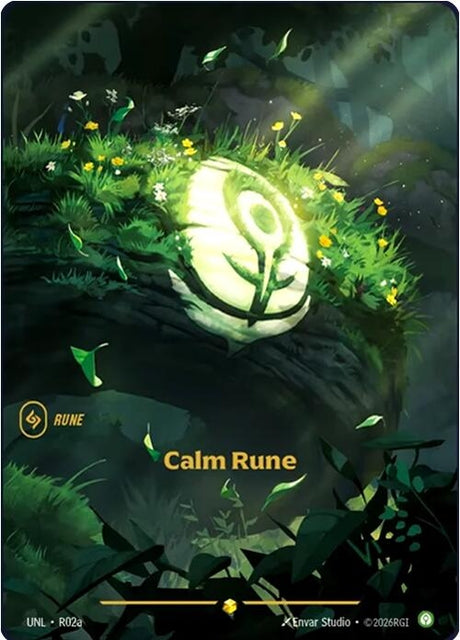 Calm Rune (R02a) (R02a) (Foil) (Unleashed)