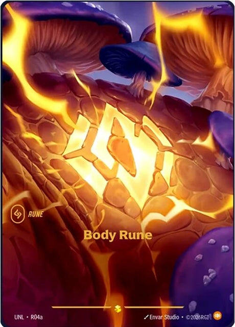 Body Rune (R04a) (R04a) (Foil) (Unleashed)