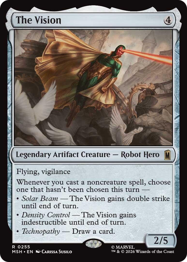 Image for The Vision (255) (Foil) (Marvel Super Heroes) - Magic: The Gathering