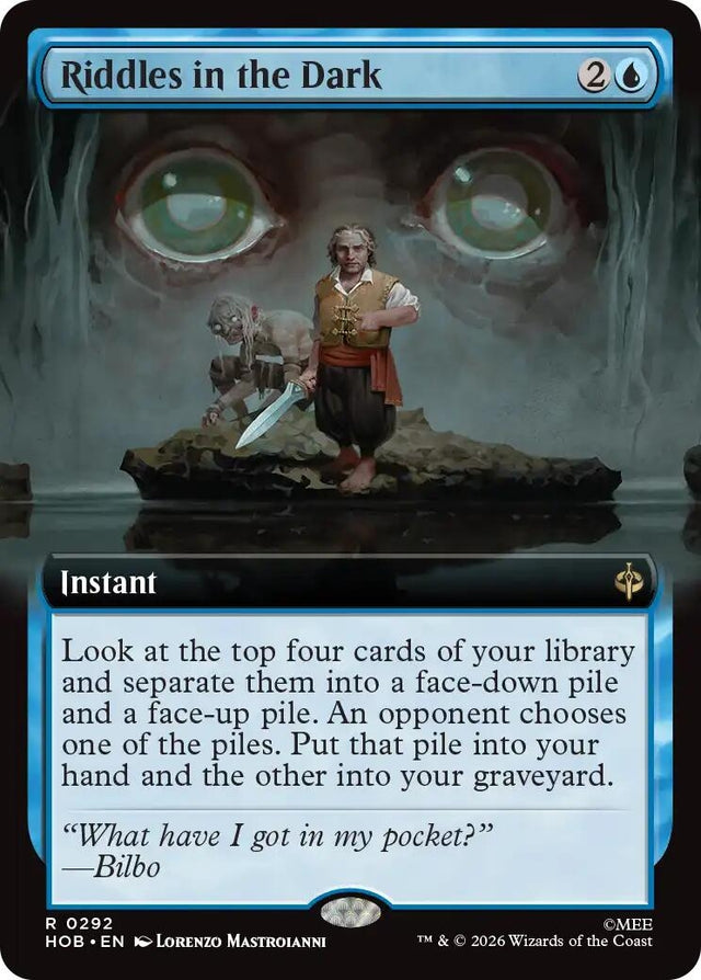 Image for Riddles in the Dark (Extended Art) (292) (The Hobbit) (HOB) - Magic: The Gathering