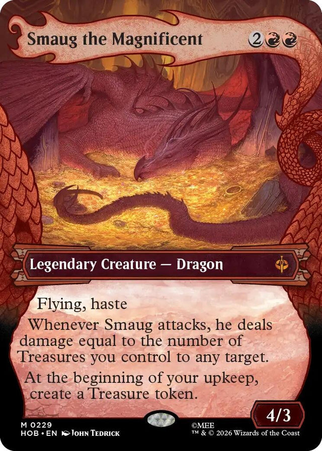 Image for Smaug the Magnificent (Showcase) (229) (The Hobbit) (HOB) - Magic: The Gathering