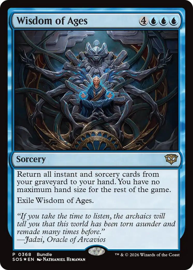 Image for Wisdom of Ages (SOS Bundle) (368) (Foil) (Unique and Miscellaneous Promos) (UMP) - Magic: The Gathering