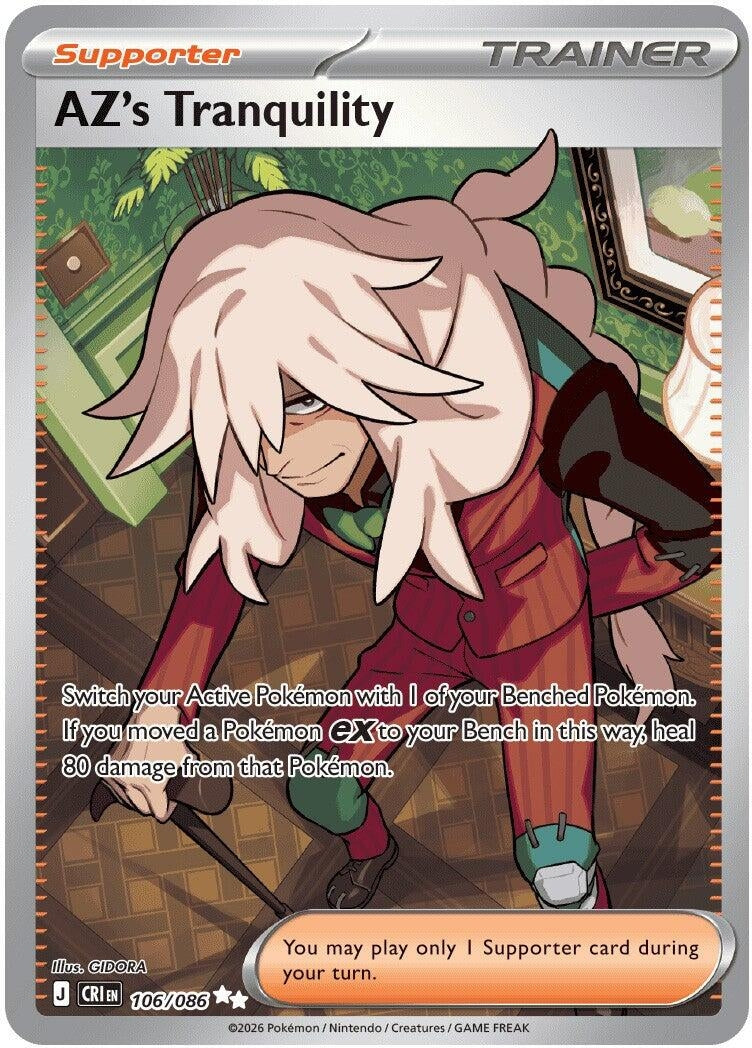 Image for AZ's Tranquility (106/086) (Holofoil) (ME04: Chaos Rising) - Pokemon