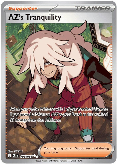 Image for AZ's Tranquility (106/086) (Holofoil) (ME04: Chaos Rising) - Pokemon