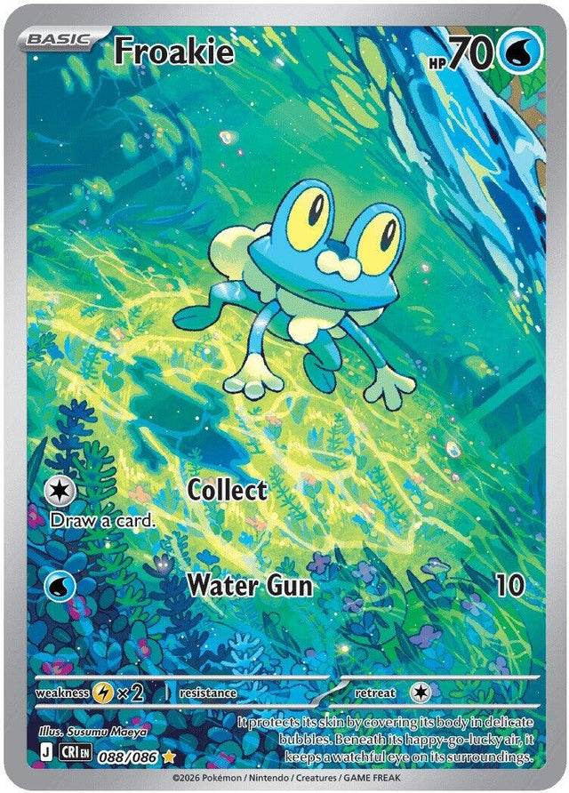 Image for Froakie (088/086) (Holofoil) (ME04: Chaos Rising) - Pokemon