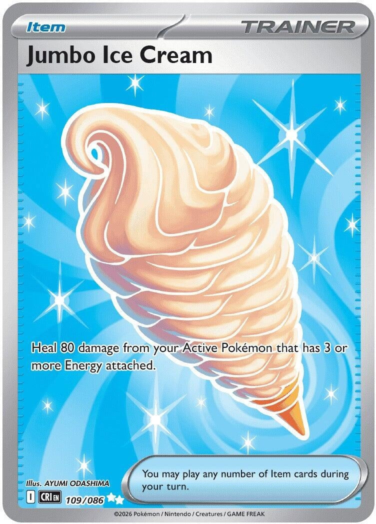 Image for Jumbo Ice Cream (109/086) (Holofoil) (ME04: Chaos Rising) - Pokemon